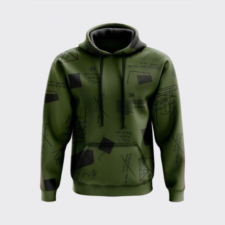 3M -P Long Sleeves Green Hoodie
