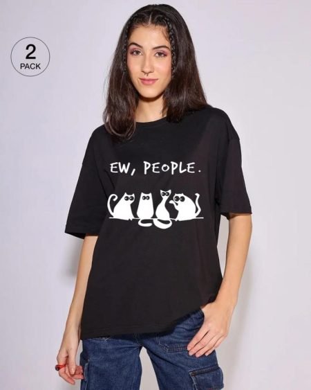 Ew , People Black Tee
