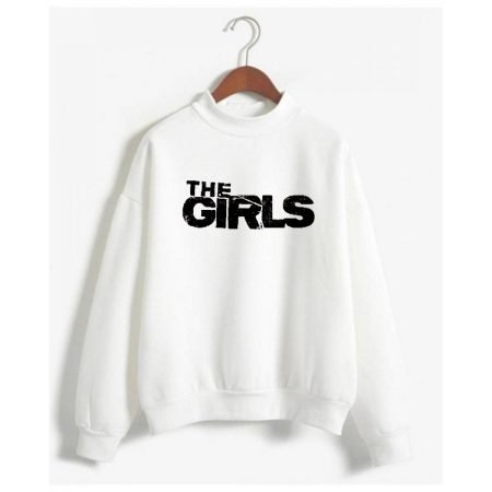 The Girls Meme Sweatshirt white