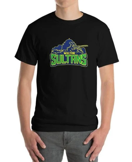 Multan Sultans Men's Black T-Shirt