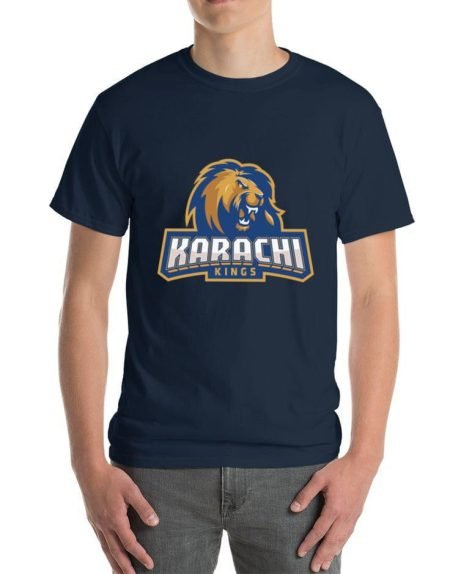 Karachi King Navy Blue Men's T-Shirt