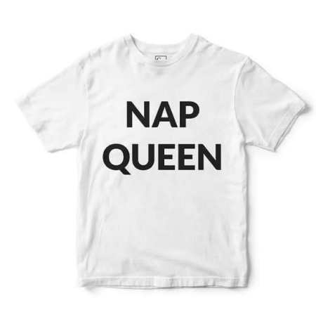 Nap Queen Women White T-Shirt