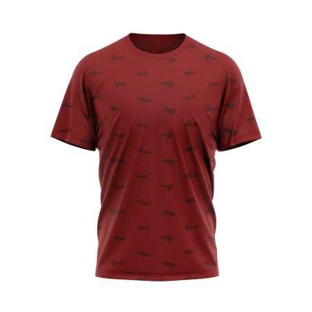 Men's Maroon Jersey T-Shirt