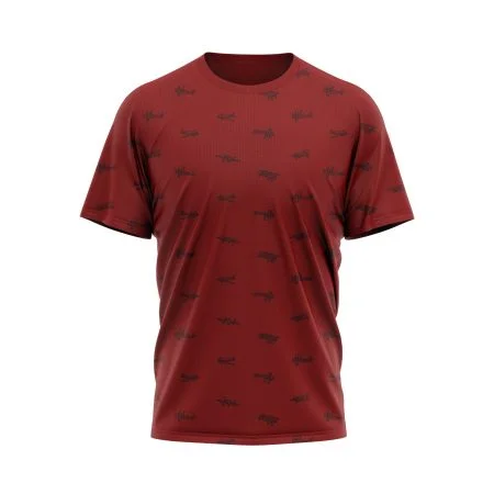 Men's Maroon Jersey T-Shirt
