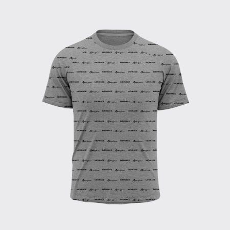 Men’s Grey Printed Jersey T-Shirt