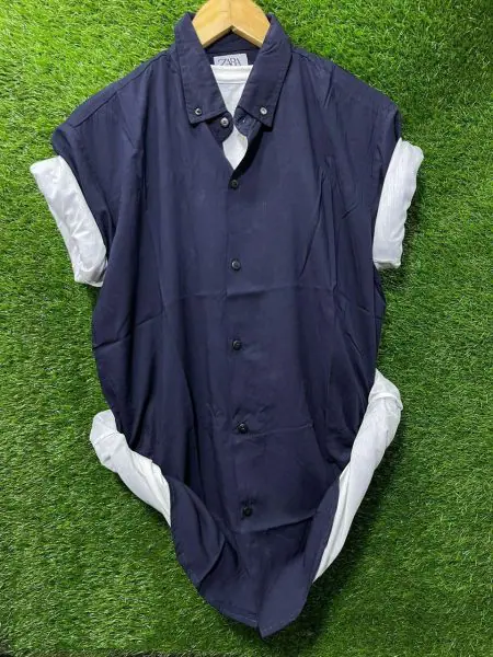 Men's Fabric Summer Half Sleeves Shirts