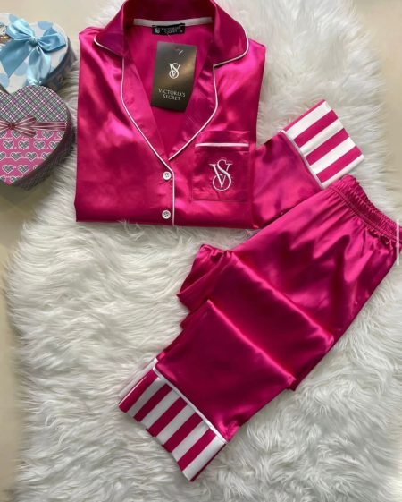 Women's Silk TrackSuit Red