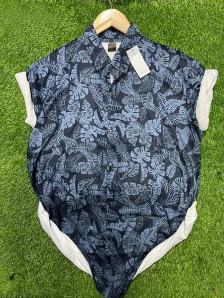 Mens Scatter Leave Shirt