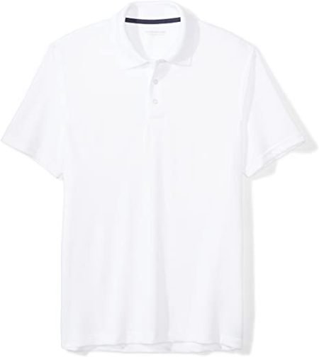 plain polo t shirt White
