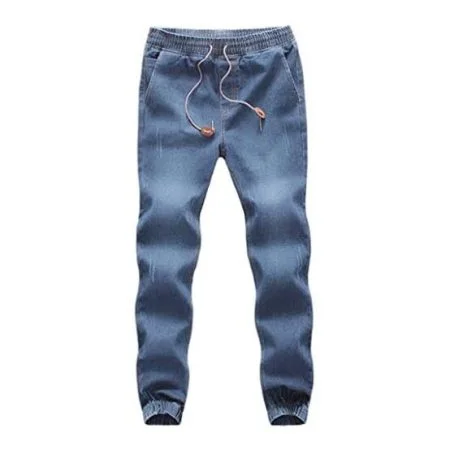 Men's Casual Denim Trousers Pants