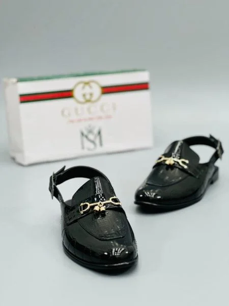 New Style Gucci Versace Shoes Black