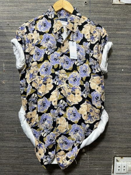 Men's Printed Summer Half Sleeves Shirt