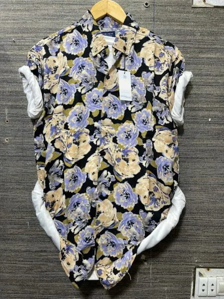 Men's Printed Summer Half Sleeves Shirt