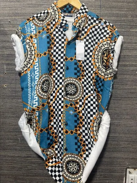 Men's Multi Color Printed Summer Half Sleeves Shirt