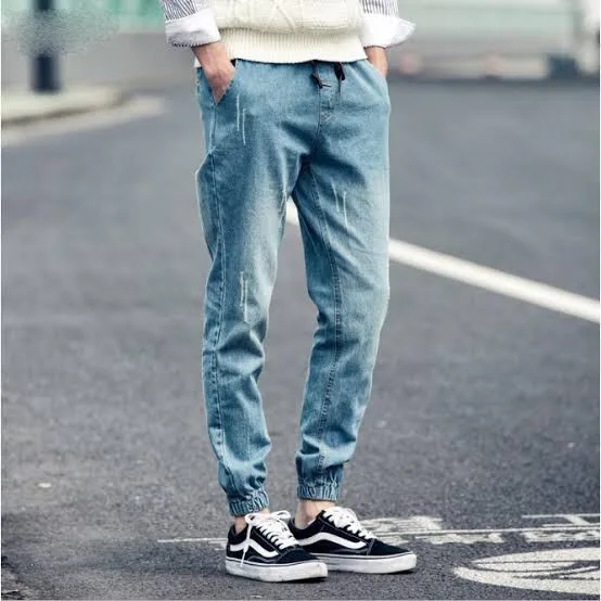 Mens Sky Blue Joggers Pant