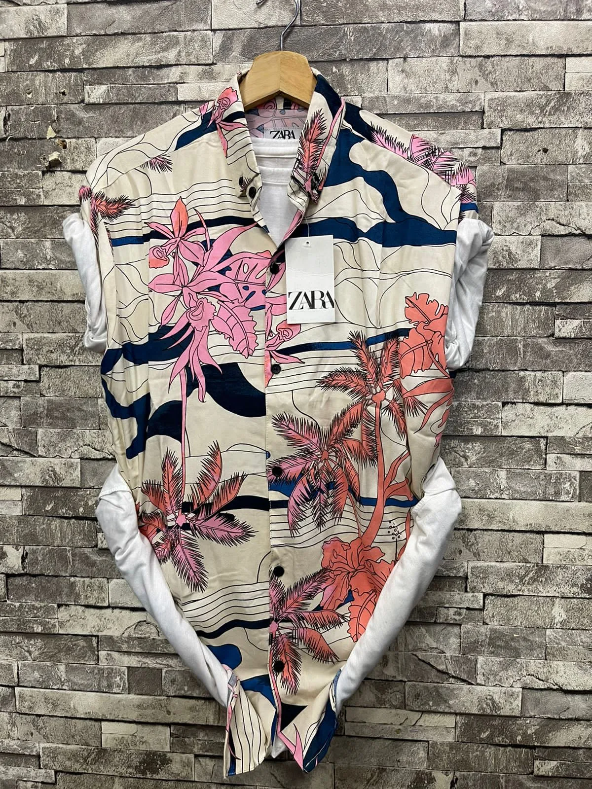 New Men’s Printed Summer Half Sleeves Shirt