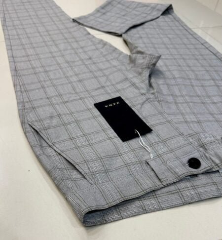 Men’s Casual Slim Fit Cotton Chino Check Pant