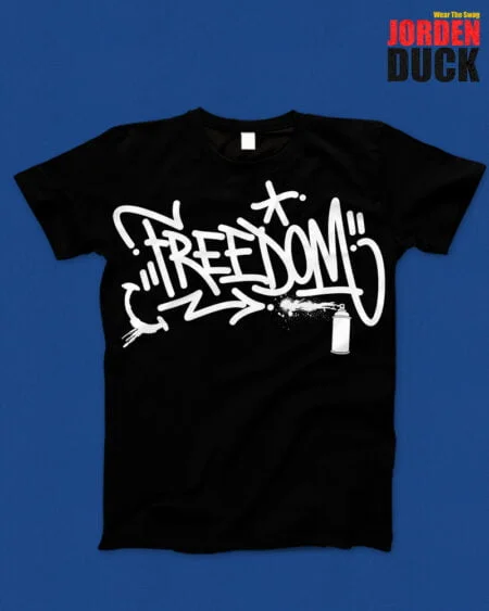 Freedom Men's Black T-Shirt With New Style