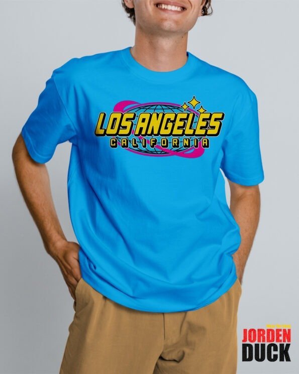 Los Angeles California Royl Blue T-Shirt