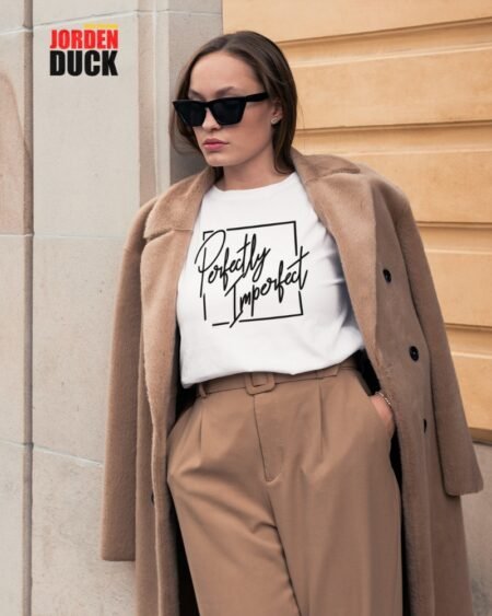 Perfectly Imperfect Women White T-Shirt
