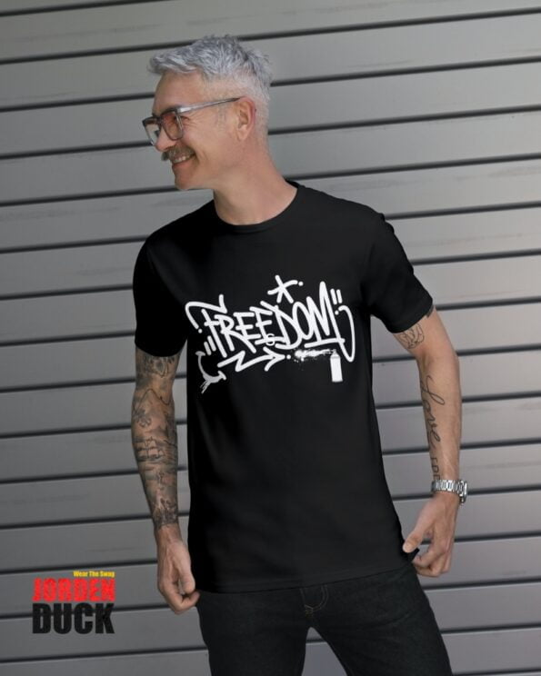 Freedom Men’s Black T-Shirt With New Style