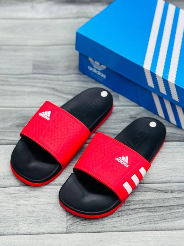 Adidas Adilette Slides – Red