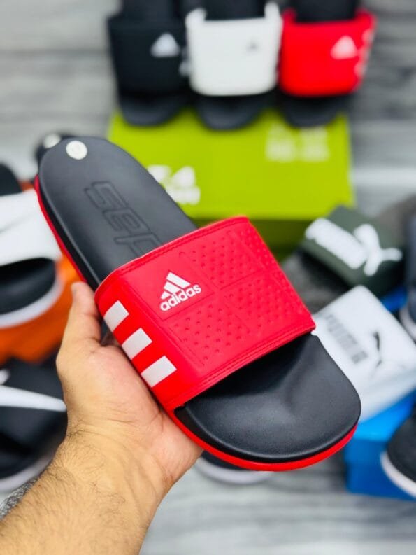 Adidas Adilette Slides – Red