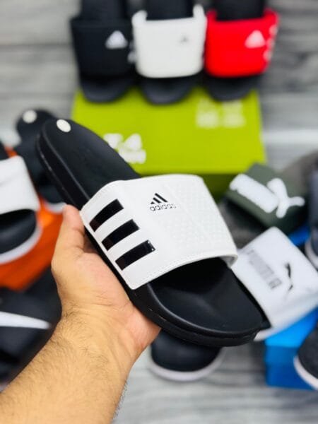 Adidas Adilette Slides - White