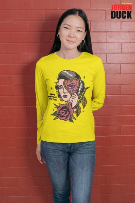 Not Afraid Design Tshirt - full sleeve