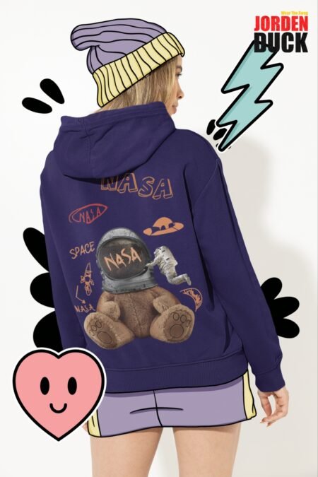 Nasa Bear Pullover Hoodie