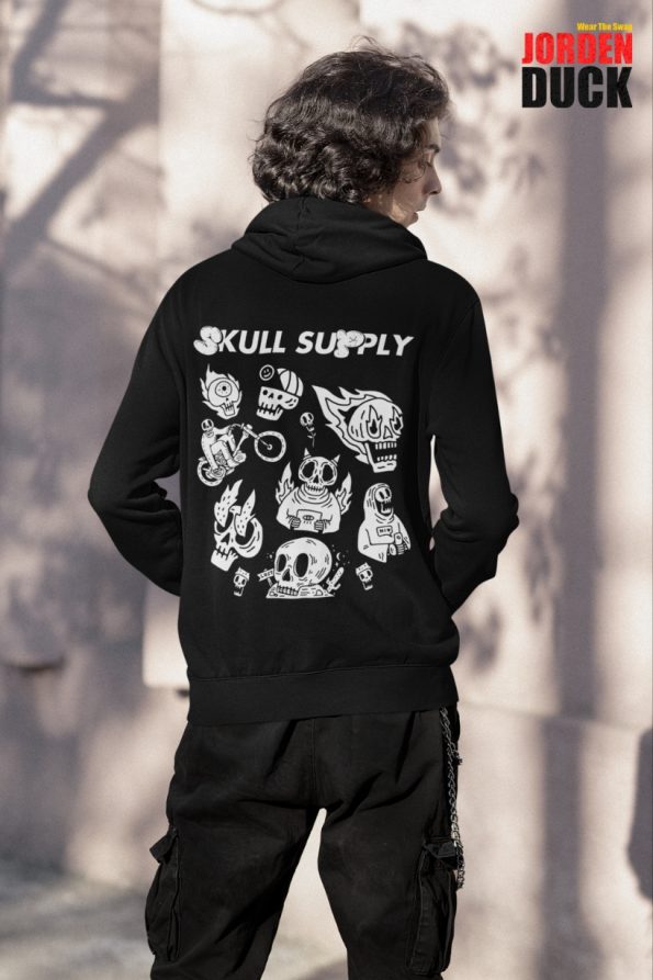 back-view-mockup-featuring-an-e-boy-wearing-a-hoodie-with-customizable-sleeves-m19884