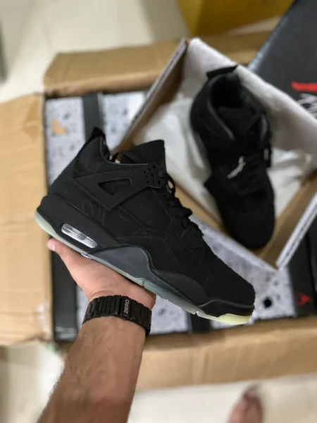 KAWS X AIR JORDAN 4- Black