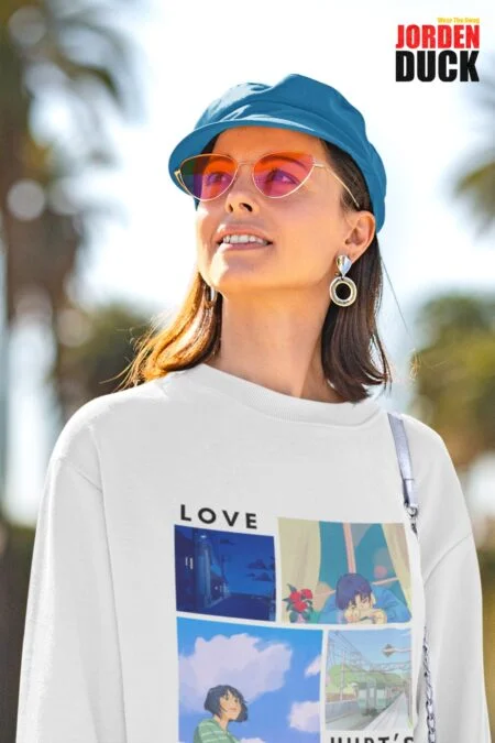 LOVE X HURTS ANIME SWEATSHIRT
