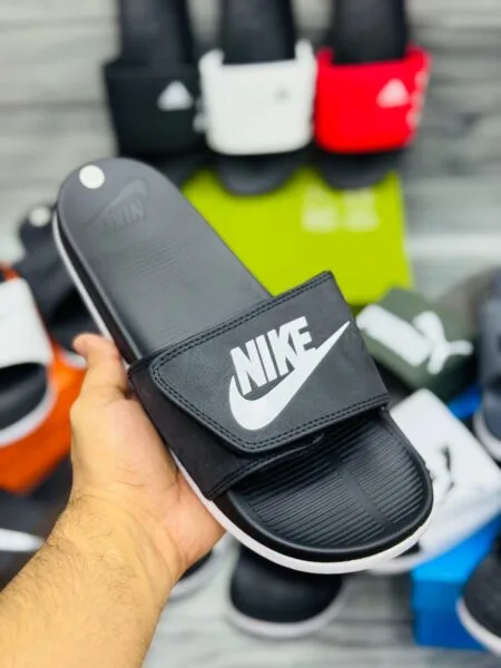 Offcourt Nike Adjustable Slide Black & White