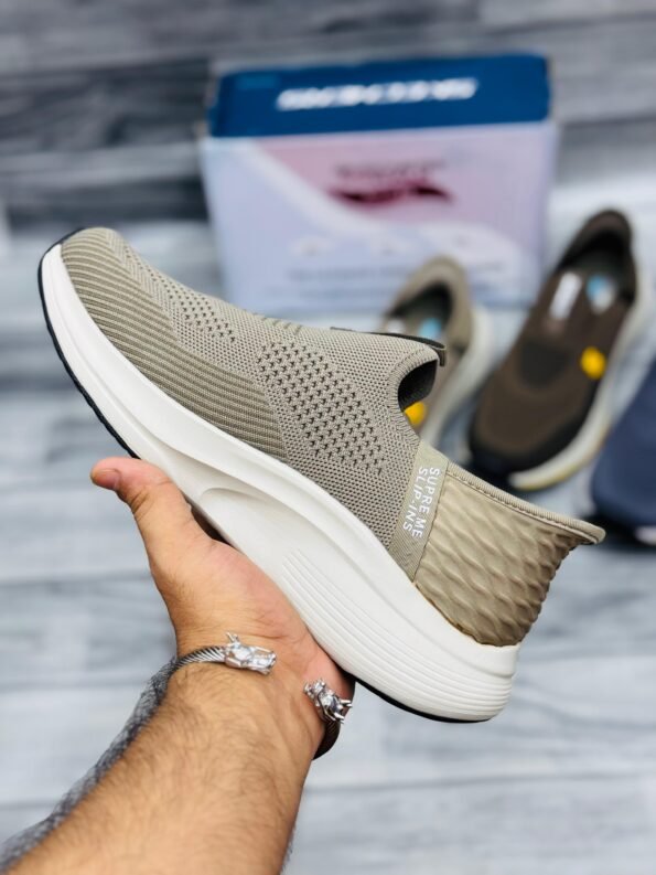 Hands Free Slip-Ins Skechers | Cream
