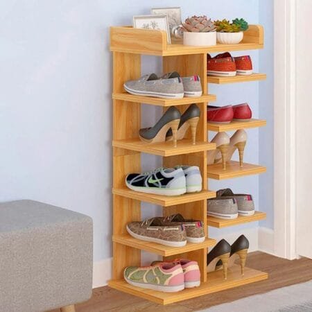 Unique 10 Tier wooden Shoe Rack
