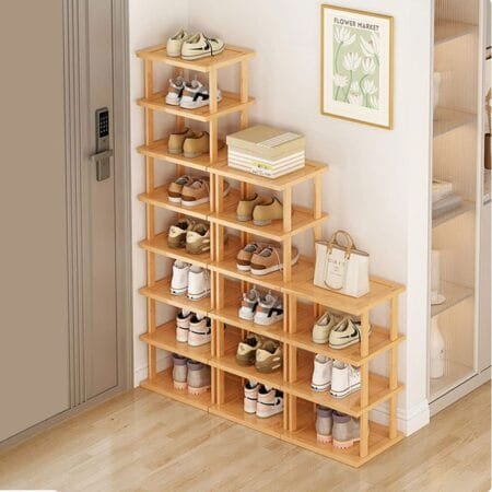 Bamboo Shoe Rack