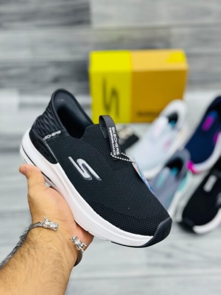 Ultra Light Skechers Ladies Shoes | Black