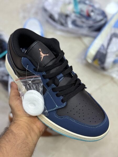 JORDAN AJ 1 LOW SE DARK OBSIDIAN SNAKESKIN