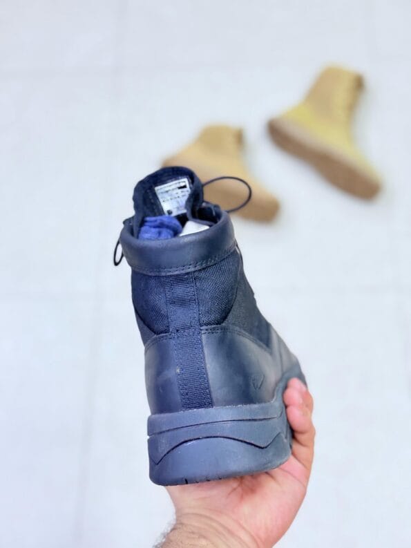 LIGHTWEIGHT MILITARY BOOTS SUEDE LEATHER WITH NYLON MID CUT