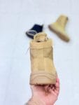LIGHTWEIGHT MILITARY BOOTS SUEDE LEATHER WITH NYLON MID CUT