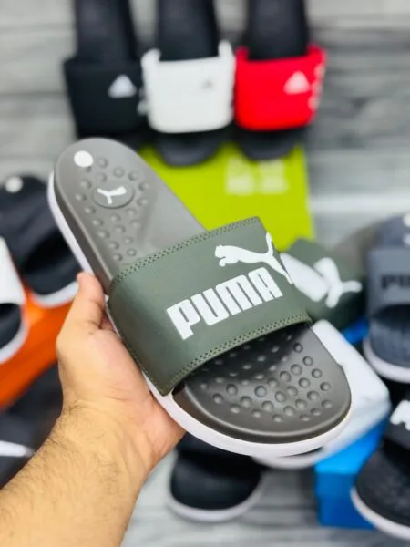 Puma Slides - Green