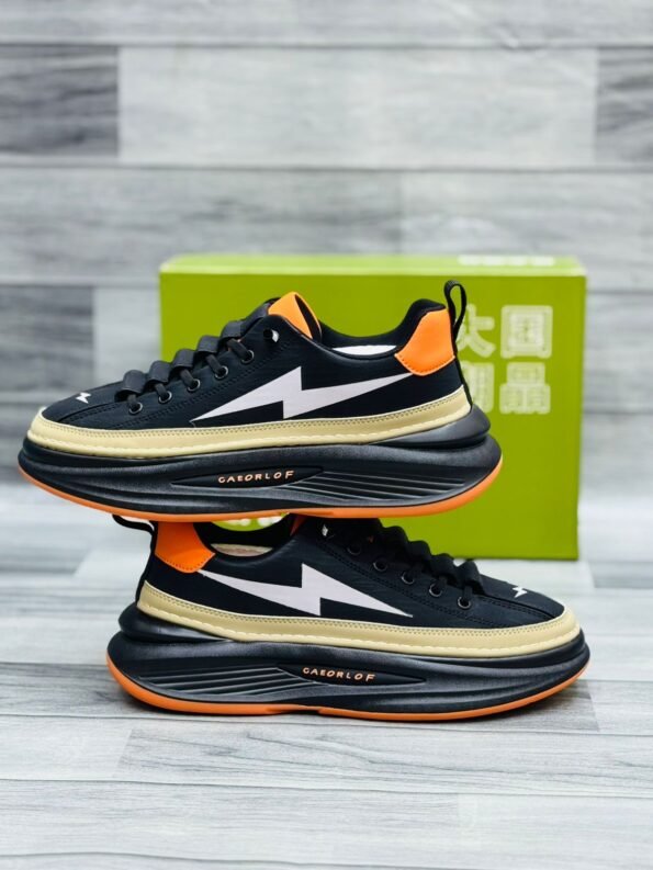 Trending Flash Shoes Black & Orange
