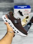 1st Walk Comfort Runner Men’s Sneakers Brown Cream Grey Pakistan