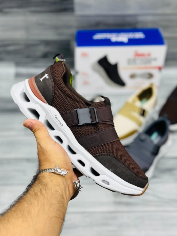 1st Walk Comfort Runner Men’s Sneakers Brown Pakistan