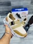 1st Walk Comfort Runner Men’s Sneakers Brown Cream Grey Pakistan
